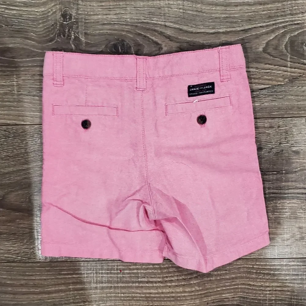 Janie and Jack Shorts Size 2-3T Pink and Blue Kids Shorts 2 Pieces